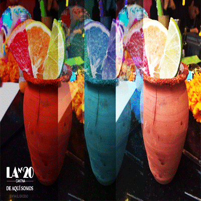 Bebidas increíbles en Cantina la número 20