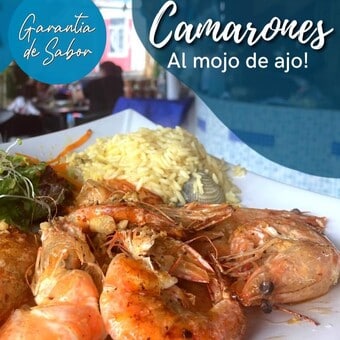 Camarones am mojo de ajo