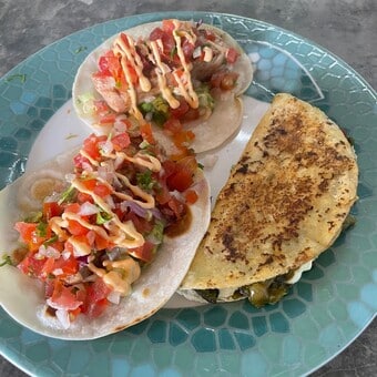 Tostadas de mariscos